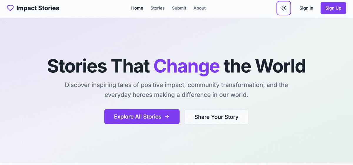 ImpactStories - (New 2026 Project)